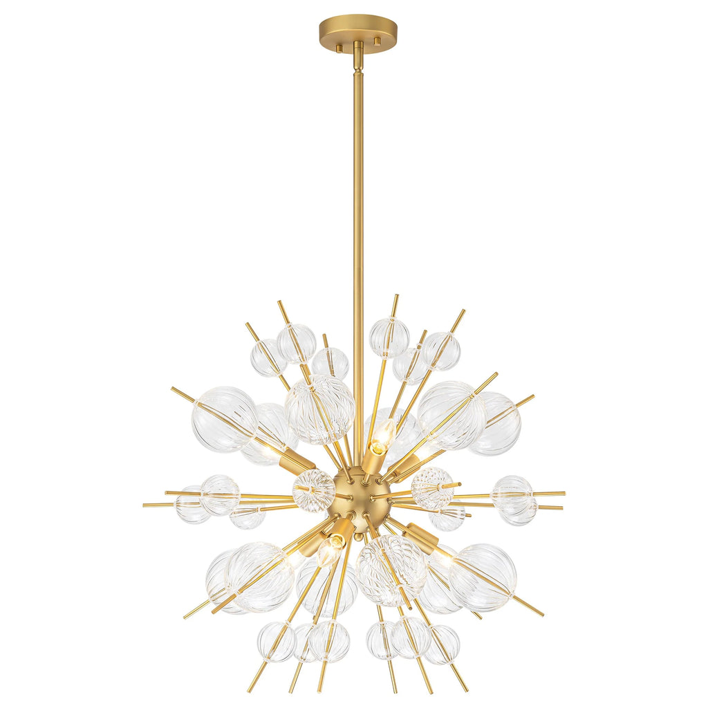 6-Light Globe Bubble Sputnik Chandelier B306347