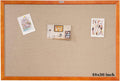 100% Wood Framed Canvas Wall Mounted Bulletin Board 48x36'' K802158