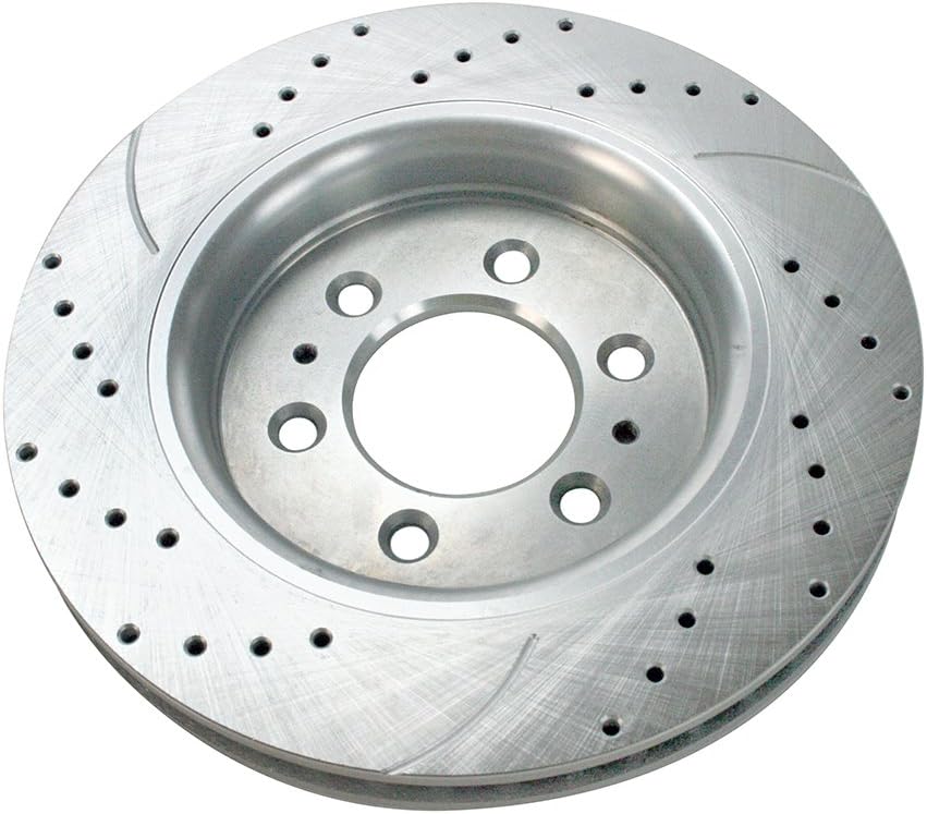 Pair of 2 Drilled and Slotted Disc Brake Rotors S507231