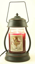 Oil Rubbed Bronze Candle Warmer and 26 oz Lavendar Candle H7851