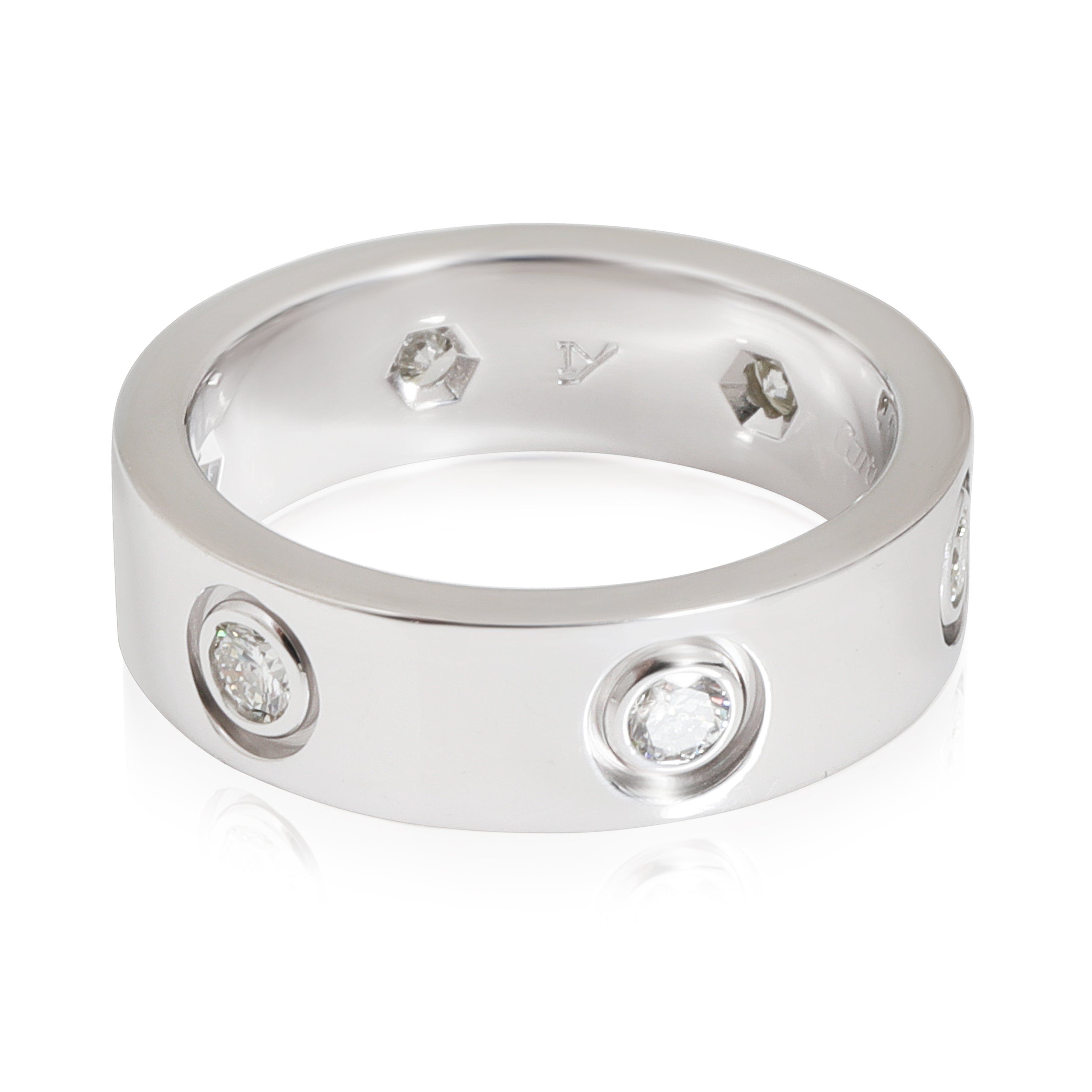 18k White Gold Diamond Ring 0.46 CTW Pre-Owned U987801