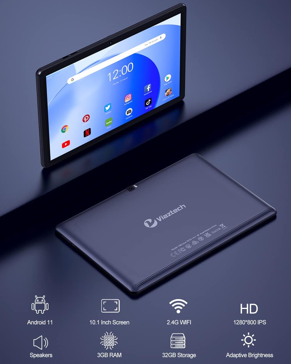 Android 11 Tablet 10 inch 3GB + 32GB IPS Touch Screen P30751