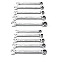 10 Pc Combination Ratcheting Wrench Set R885