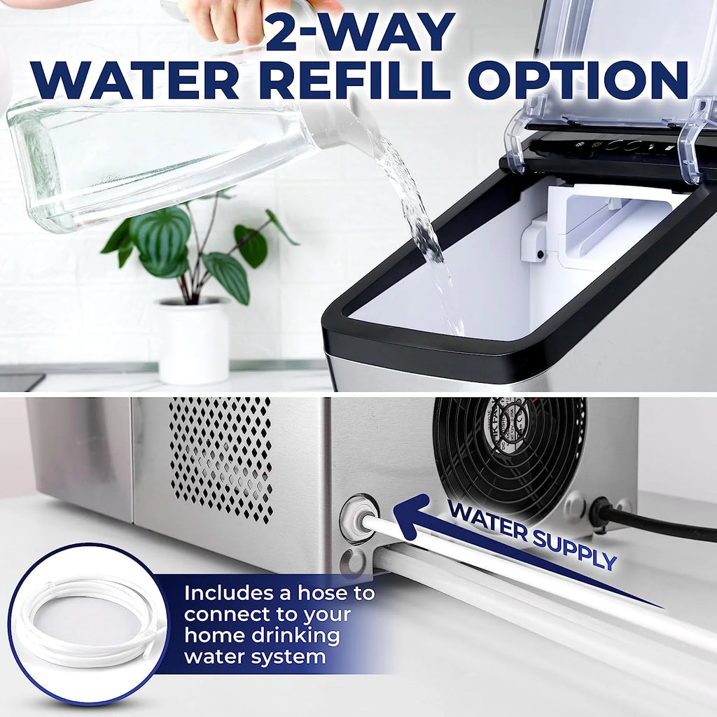 Soft Ice Maker Countertop Stainless Steel A3616