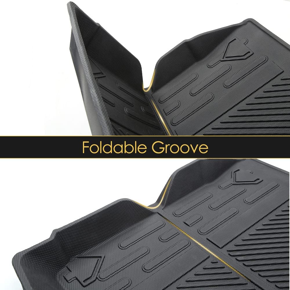 Cargo Liner Pack of 2 Waterproof TPE Rubber Car Mat N6183