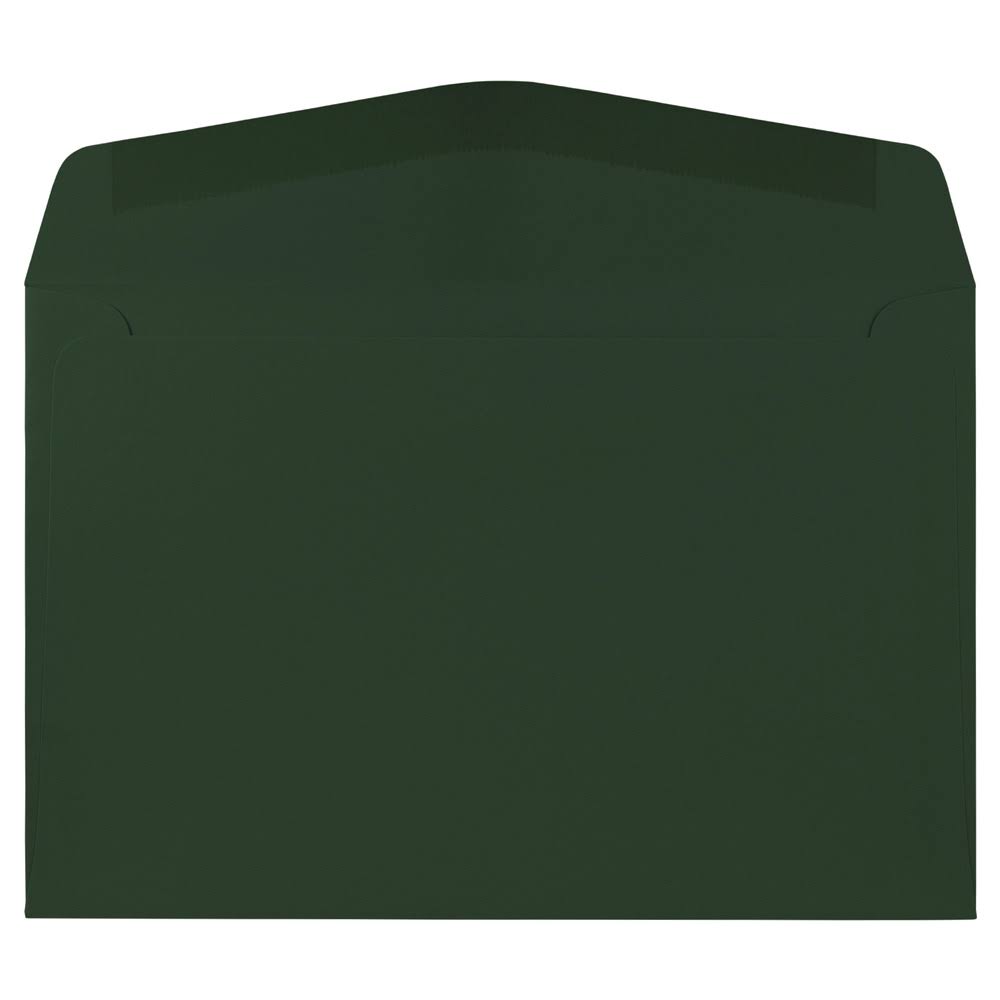 6 x 9 Dark Green Booklet Envelopes, 1000/Carton F786