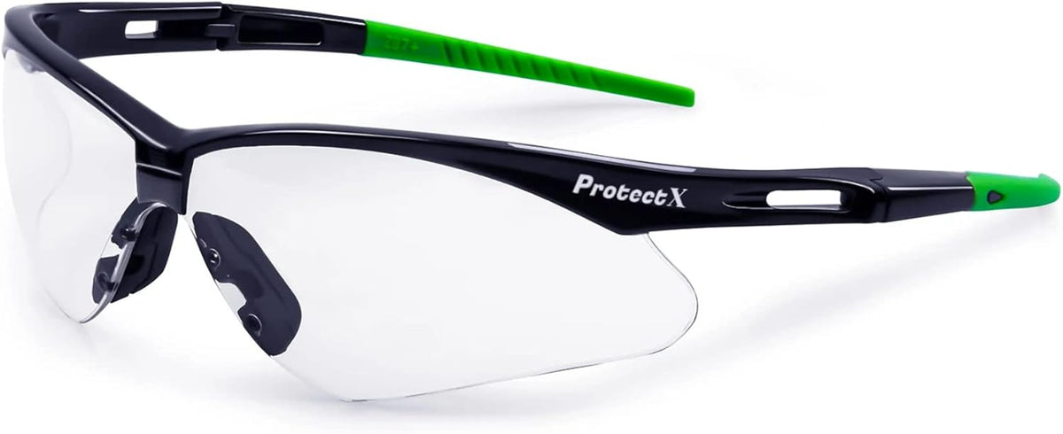 Safety Glasses Scratch Resistant Anti Fog Polycarbonate Lenses ANSI Z87.1 Rated UV Protection Pack of 2 A4464