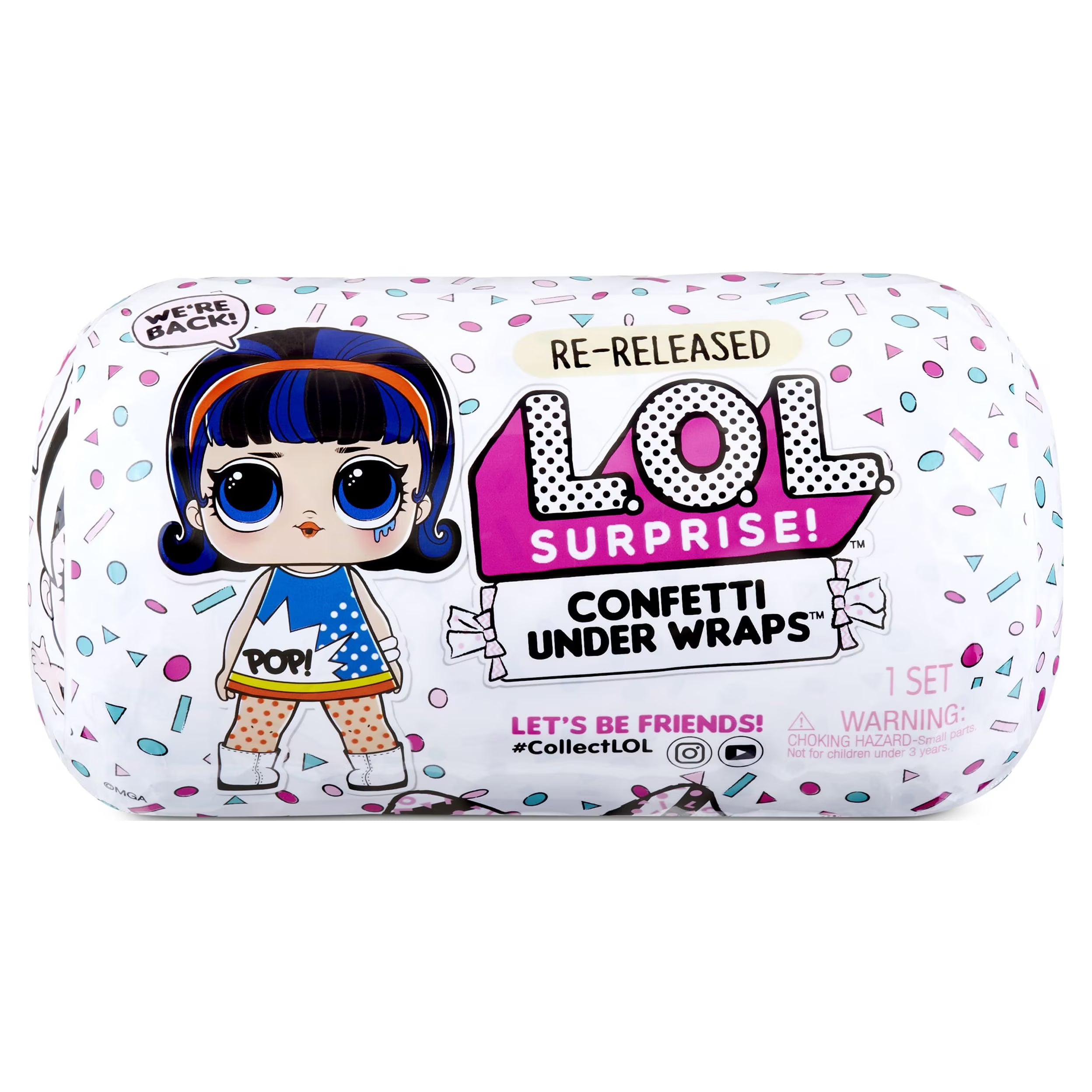 Confetti Under Wraps Doll With 15 Surprises F990