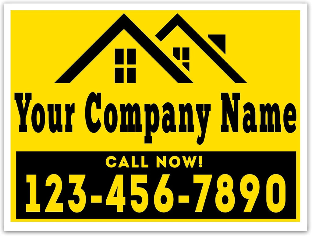 24x18 Double-Sided Waterproof Plastic Bandit Signs Q290981