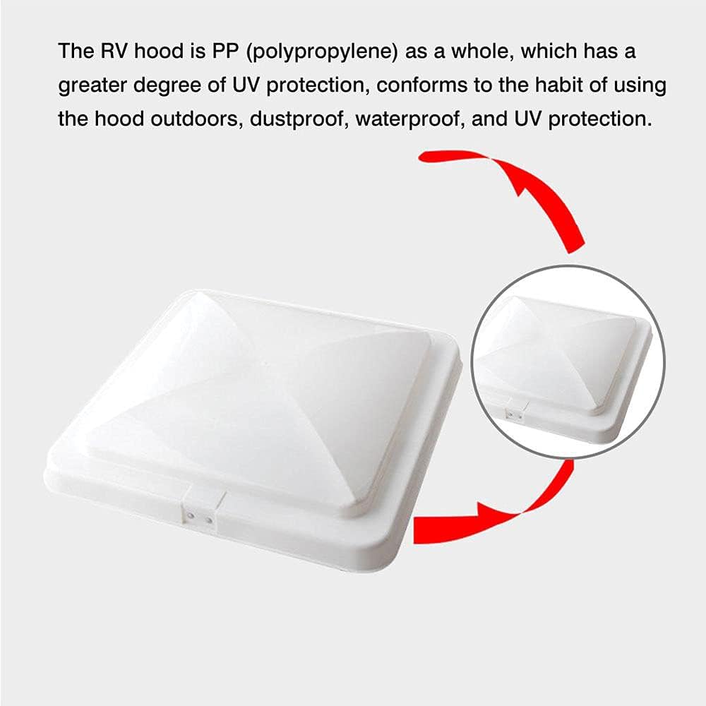 14x14 inch RV Roof Vent Cover Pack of 2 O61457