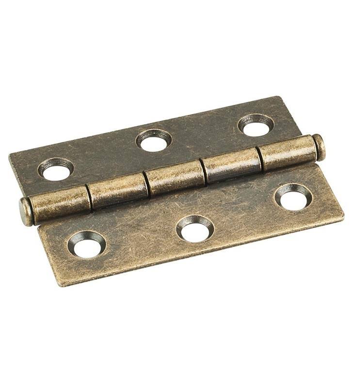 2 1/2x22 Single Full Swaged Butt Cabinet Door Hinge in Bright White G841309