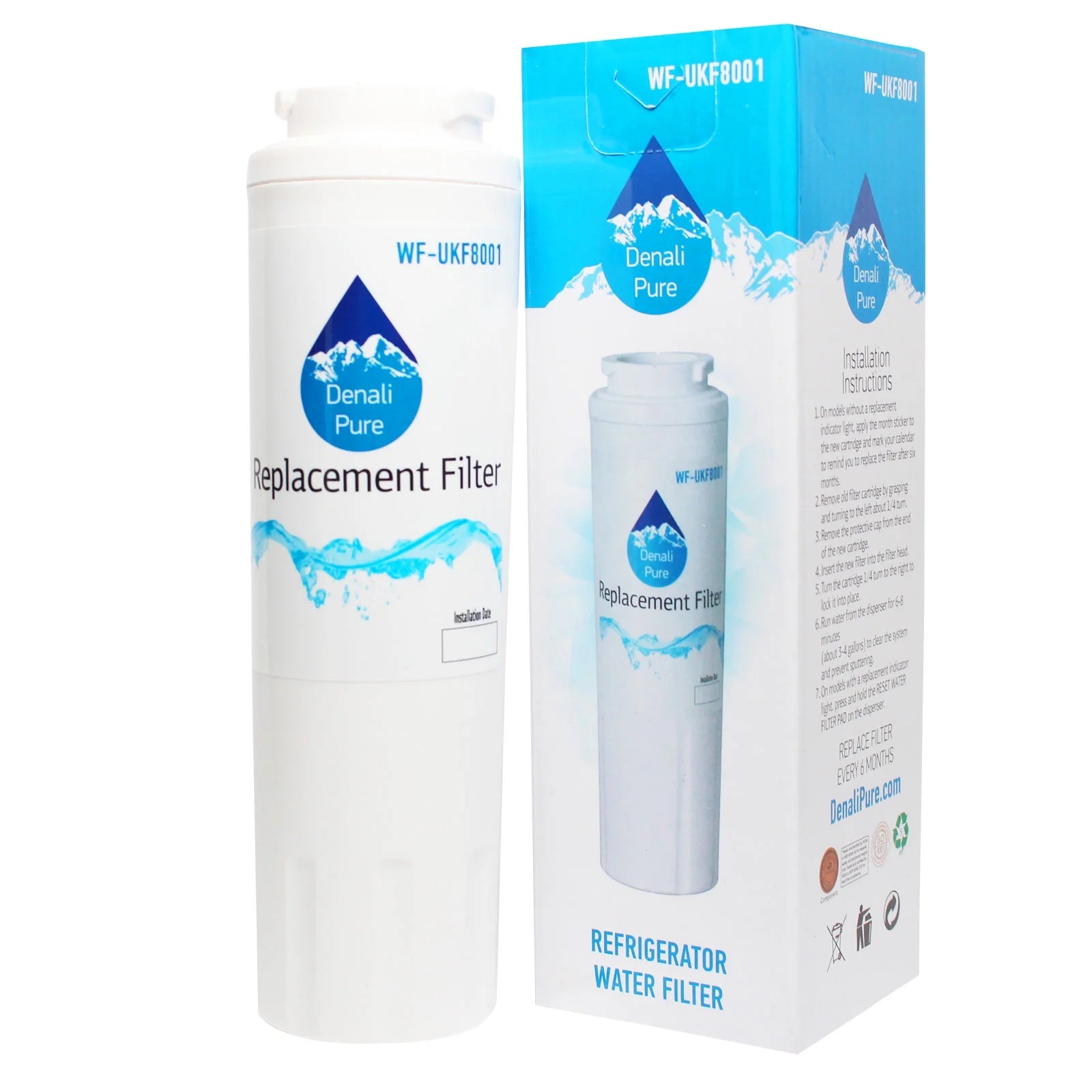 4-Pack Replacement Refrigerator Water Filter Cartridge O283