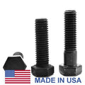 3/8 inch-16 x 5 1/2 inch Coarse Thread Grade 8 Hex Cap Screw Bolt Alloy Steel Black Oxide Pk 25 R417