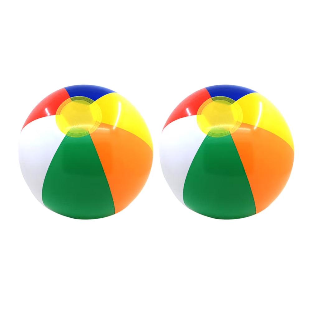 2PC Colorful Inflatable Water Ball Beach Toy F6559