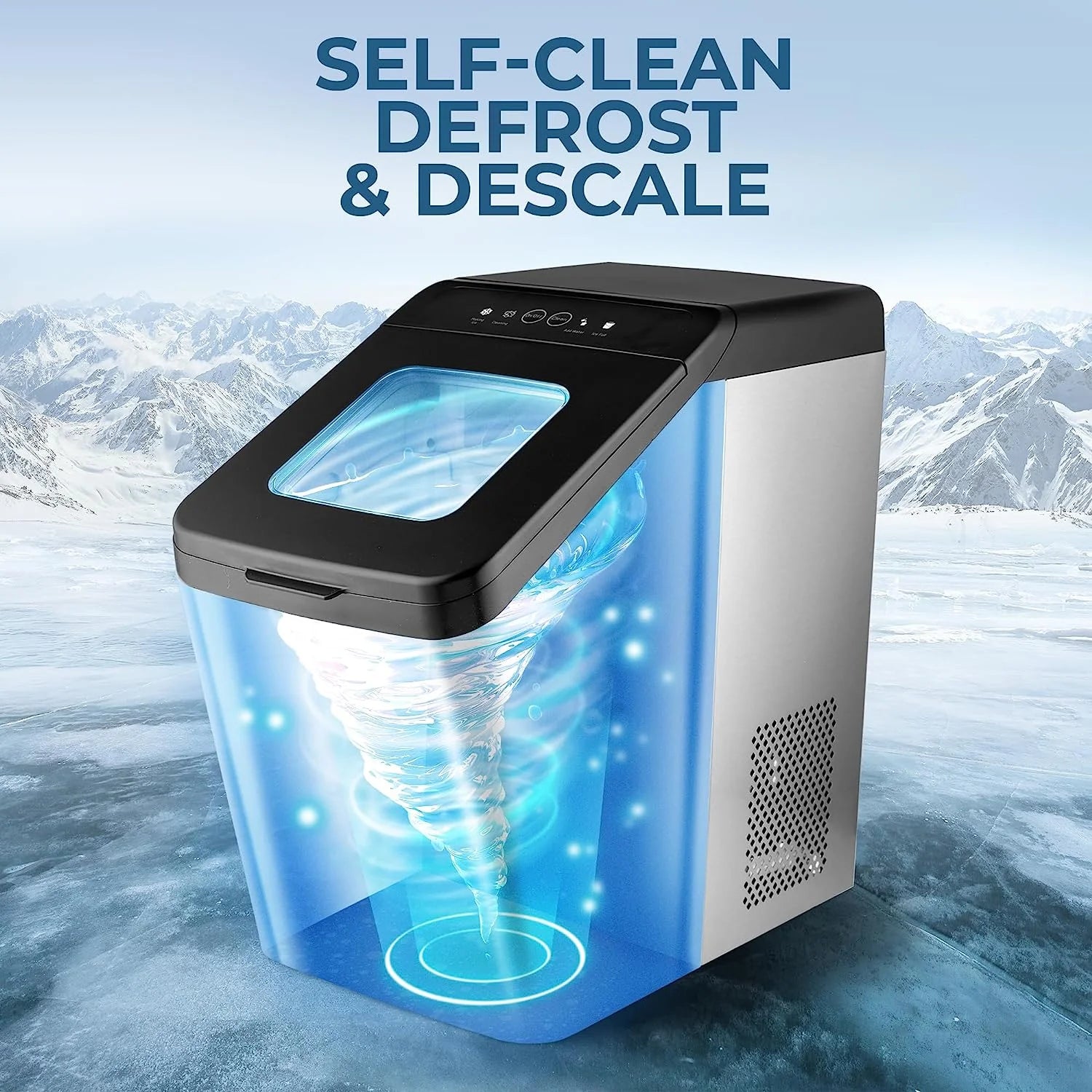 Soft Ice Maker Countertop Stainless Steel A3616