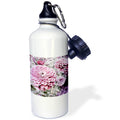 Pink Zinnias Floral Summer Photography 21 oz Sports Water Bottle J430238