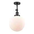 Oil Rubbed Bronze X-Large 1 Light Semi-Flush Mount N850931