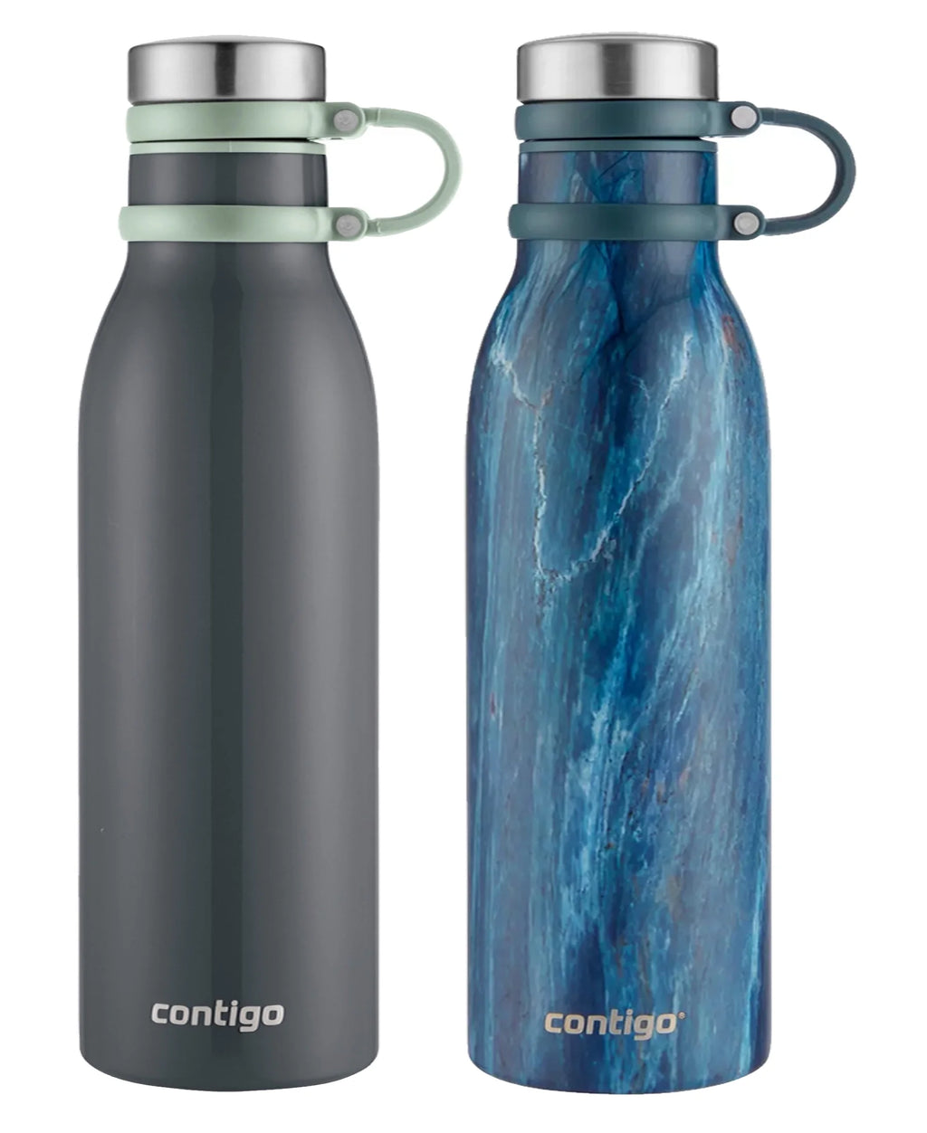 2 Pack Vacuum-Insulated Stainless Steel Water Bottles I277