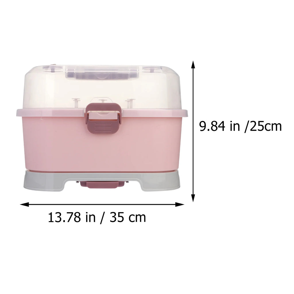 Milk Bottle Case Baby Bottle Drying Rack Box T462996