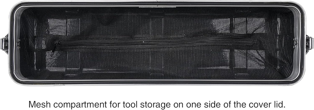 2U PA DJ Rack Case with ABS Construction and Heavy-Duty Latches H971341