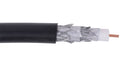 Black RG6 CCS Quad Shielded RF Video Cable M7975