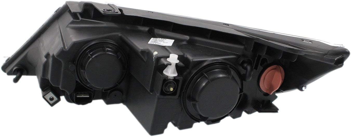 Headlight Assembly Set of 2 Halogen J5058