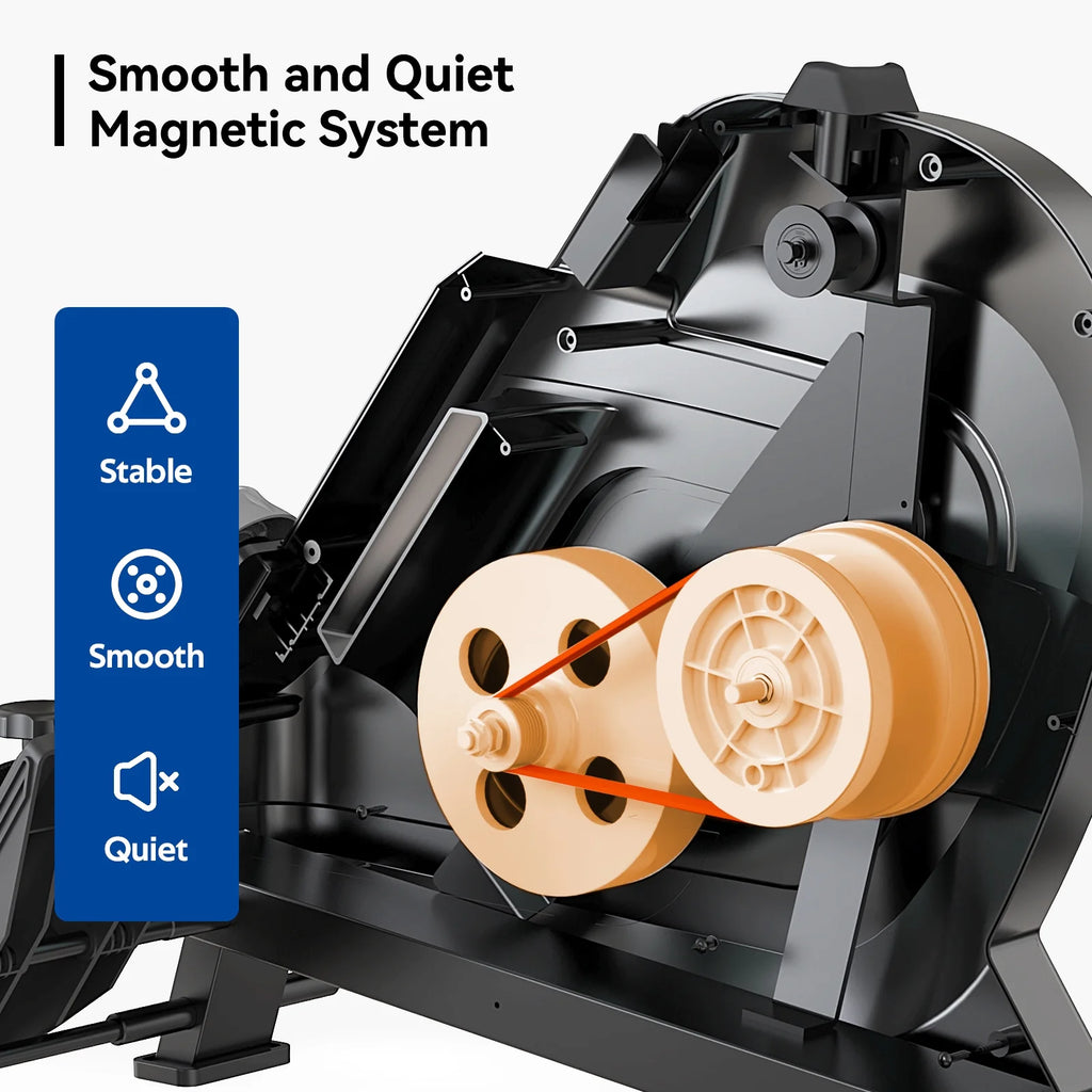 Magnetic Rowing Machine with LCD Monitor, Tablet Holder J449979