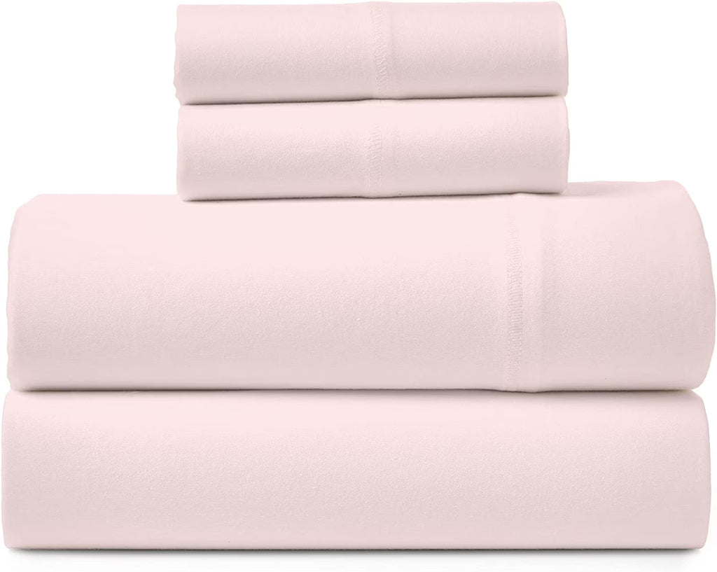 Cotton Queen 4 Pieces Jersey Sheets Set Y11039