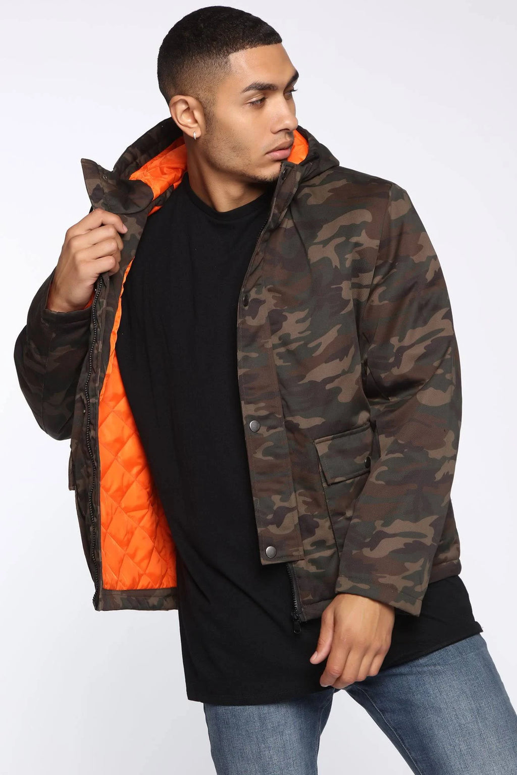 Camouflage Jacket Size Small I1262