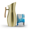 Gold Stainless Steel Alkaline Water Pitcher, 64oz 1.9L, Pack of 2 Q435