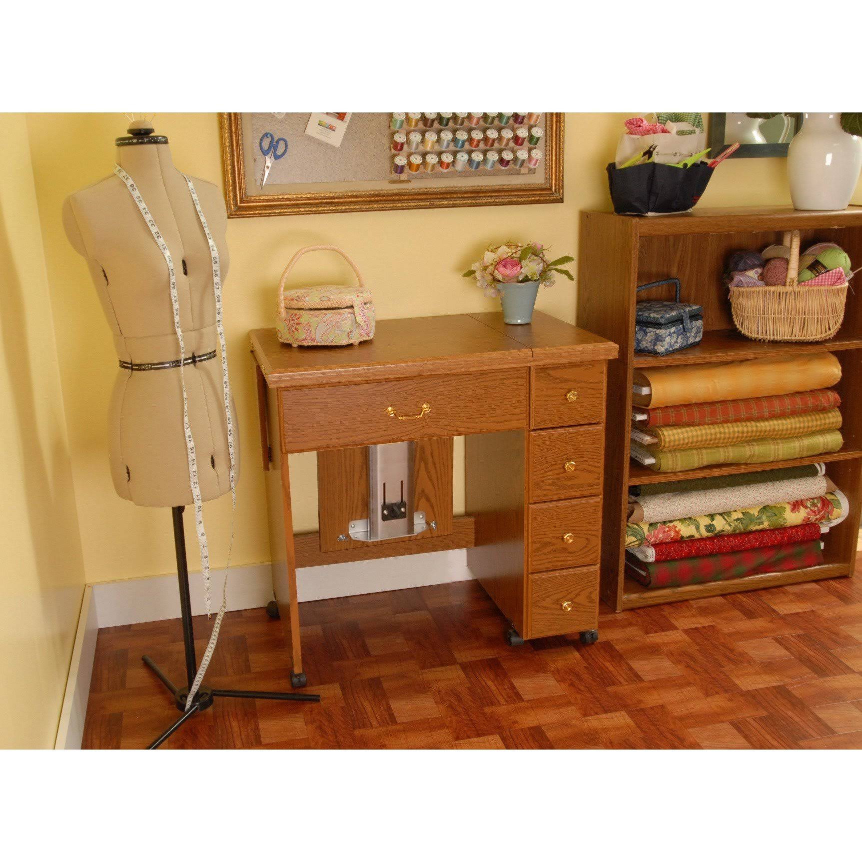 Oak Sewing Cabinet J83098