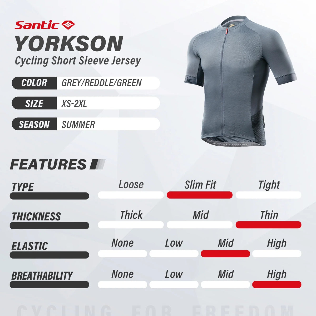 Mens Short Sleeve Cycling Jersey N85402