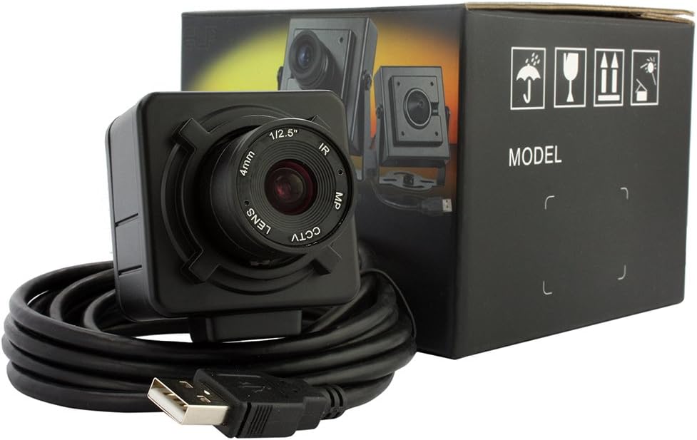 4mm Lens Aluminum Industrial Box Housing 960P Industrial Camera W3143