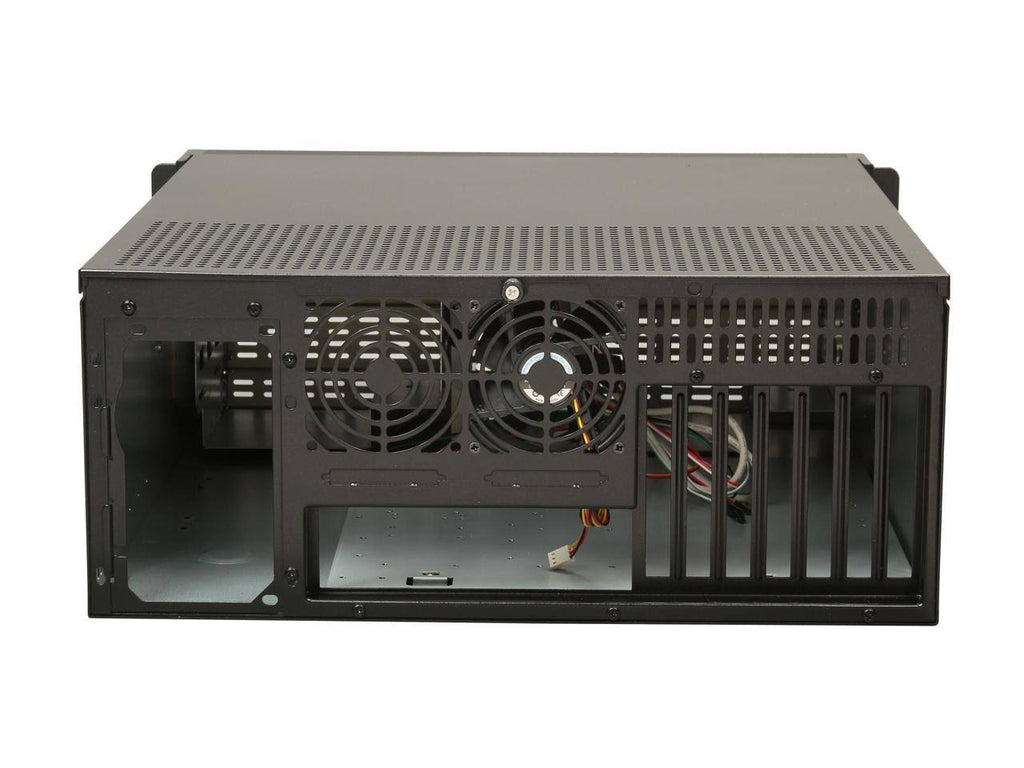 Black 4U Rackmount Chassis T4704