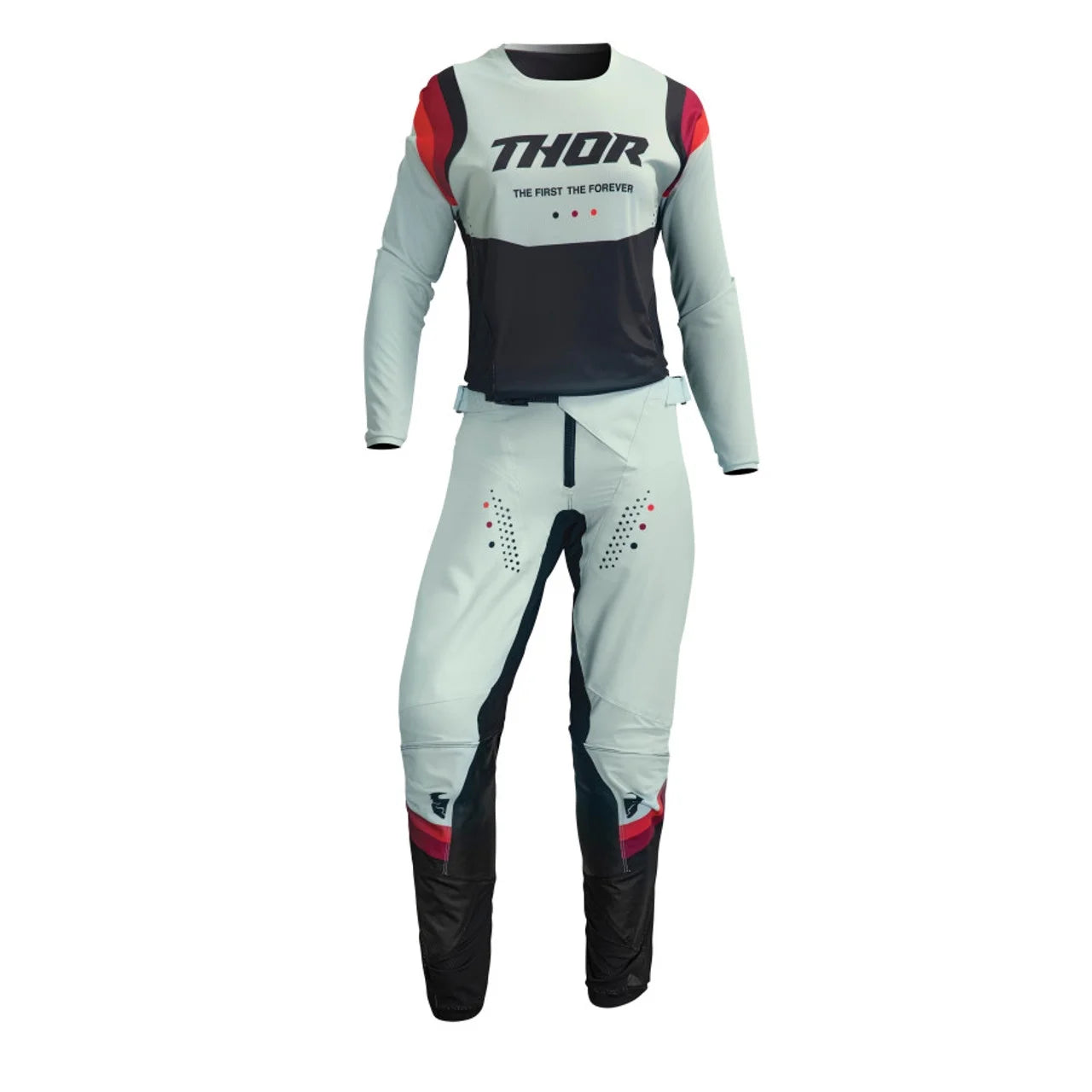 Motocross Jersey Pant Combo Black/Light Mint Small I7869