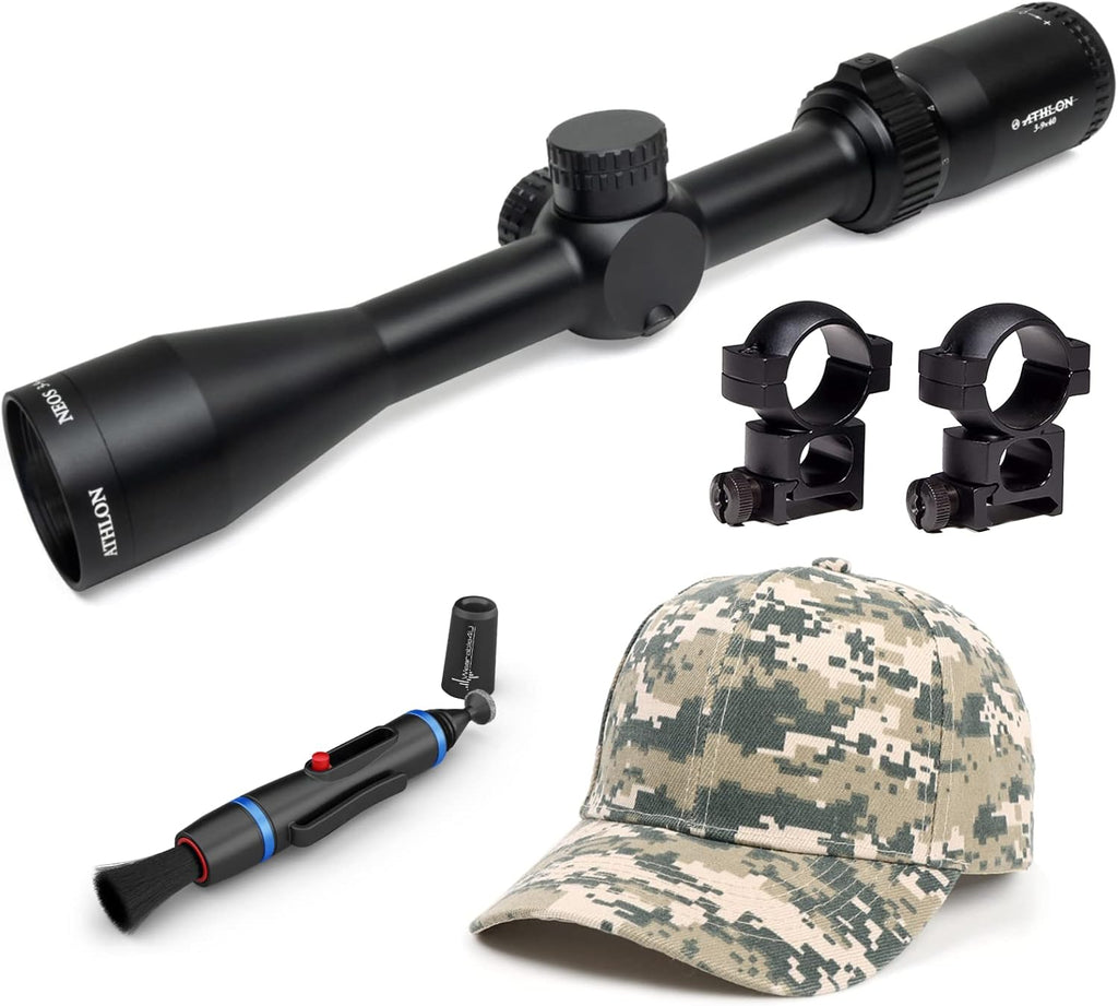 Capped Side Focus Riflescope with Lens Cleaning Pen and Lens Cleaning Cloth M99222