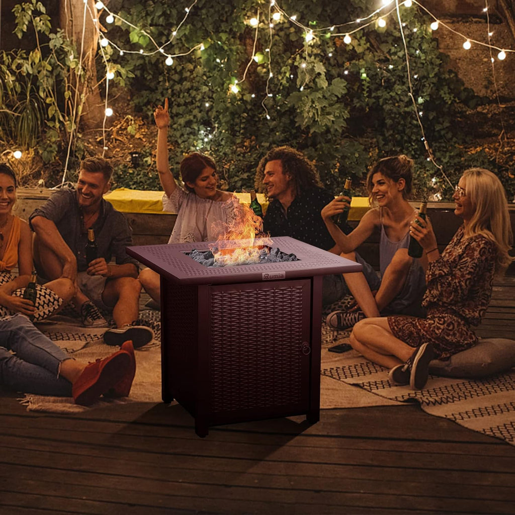 Propane Fire Pit Table with Lid B669987