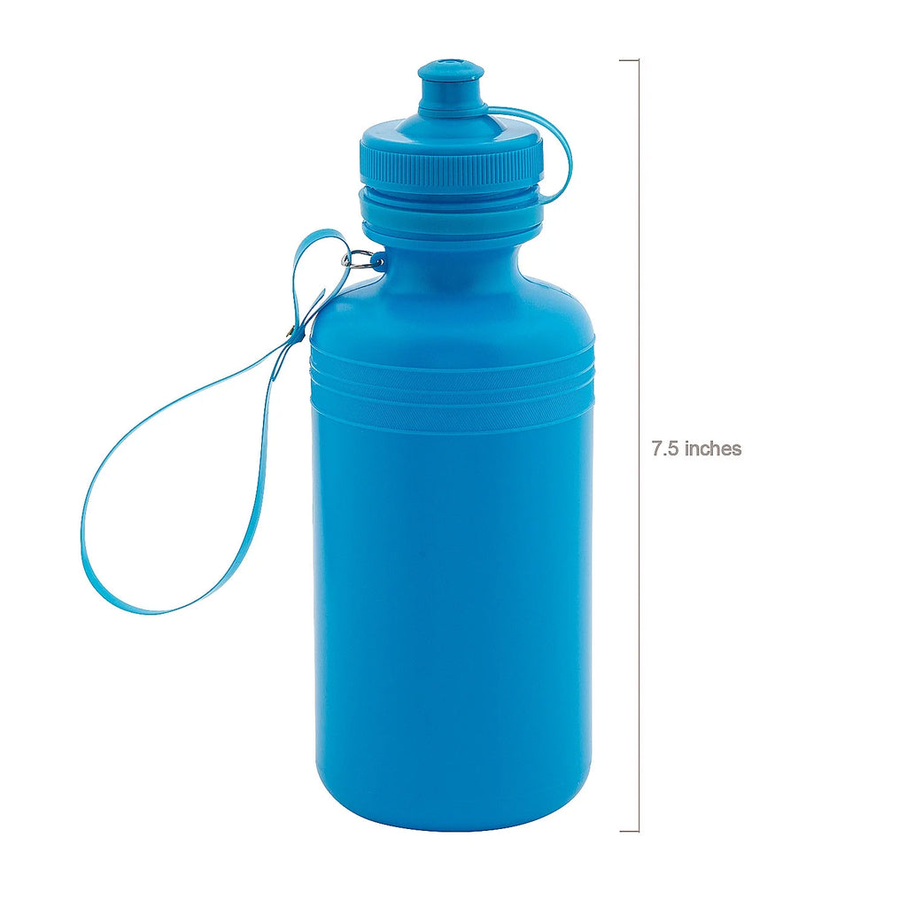 Neon Plastic Water Bottles 60 Ct P205