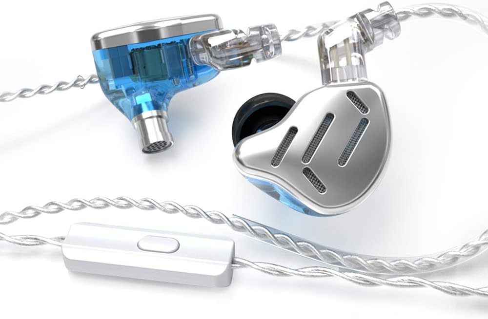 White Metal Hybrid 16 Drivers In Ear Monitor Earphones W660