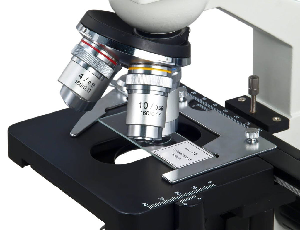 Compound Binocular LED Microscope with Vinyl Case C9925