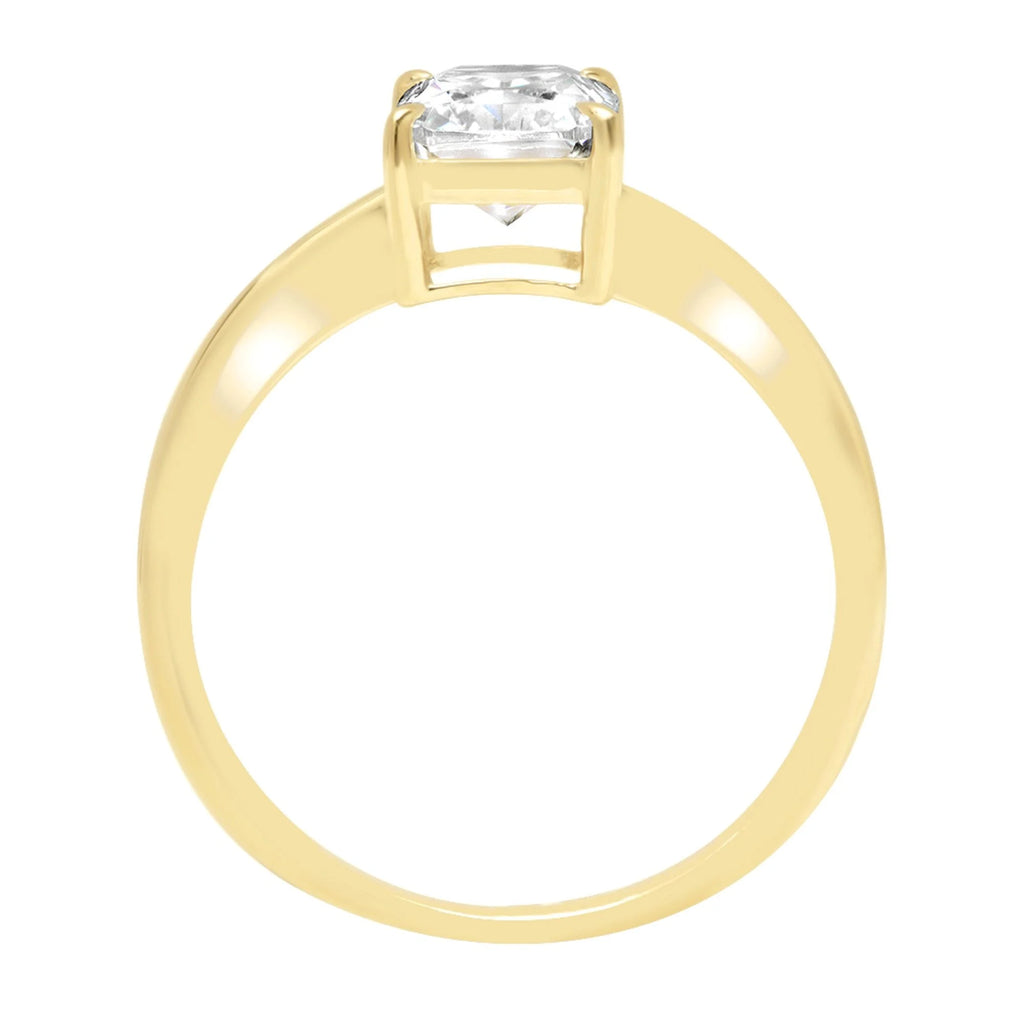 18K Yellow Gold Solitaire Engagement Ring S39669