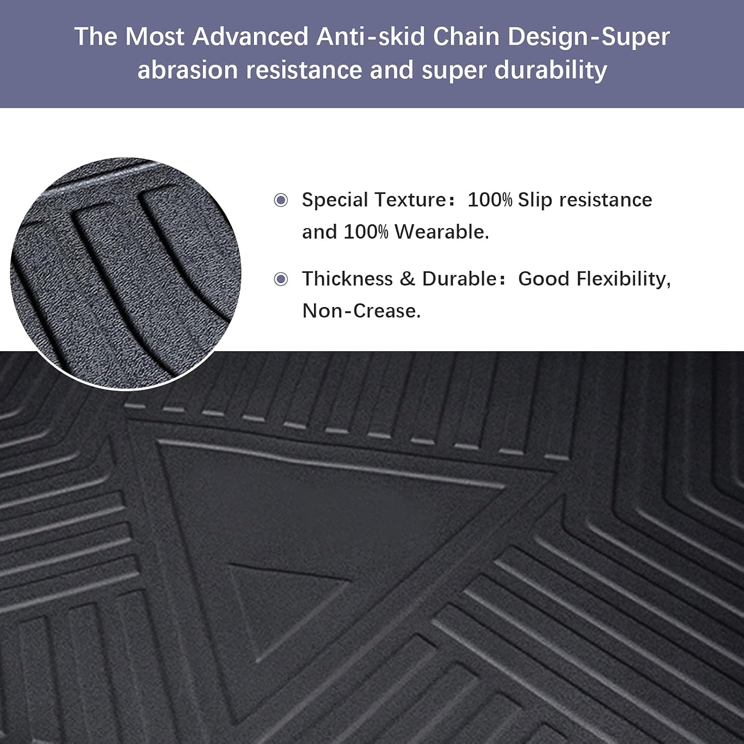 Black TPO Waterproof Rear Cargo Tray Pack of 2 P8010
