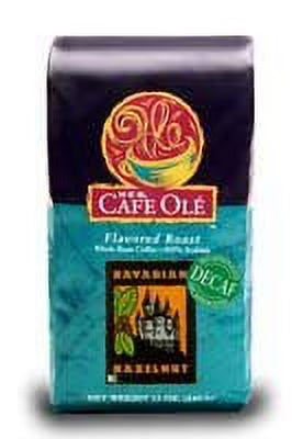 Decaf Hazelnut Medium Dark Roast Whole Bean Coffee, 12 oz. (Pack of 3) J742938