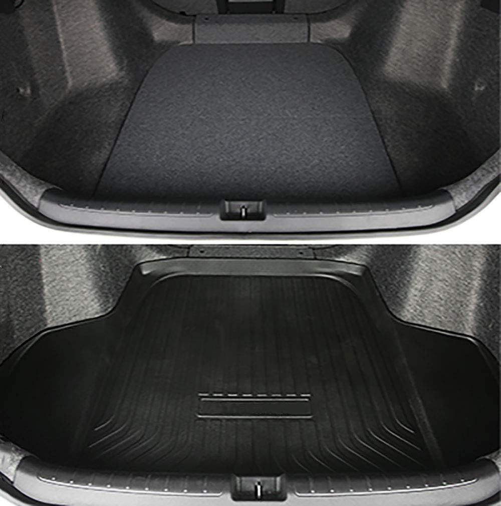 Cargo Liner Trunk Tray Cargo Mats Protector Custom Fit 3D Tech Waterproof Flexible TPO Pack of 2 Z82551