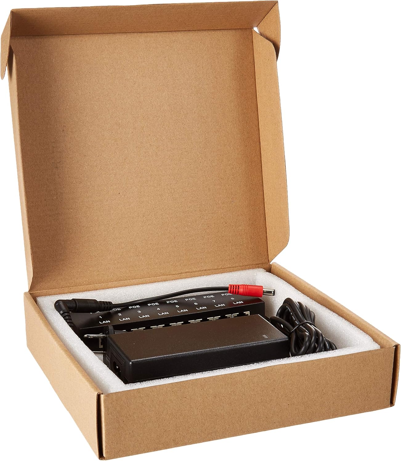 8 Port Passive PoE Injector with 48V 60W Power Supply, Pack of 2 J284053