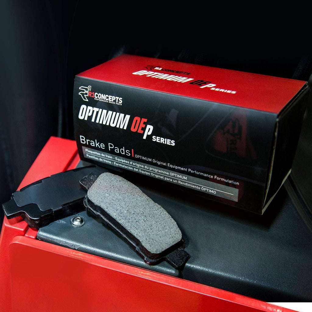 Rear Carbon Brake Rotors with Optimum OEp Pads A514647
