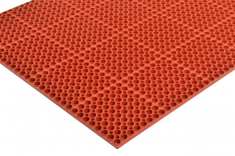 Red Drainage Anti-Fatigue Mat B534