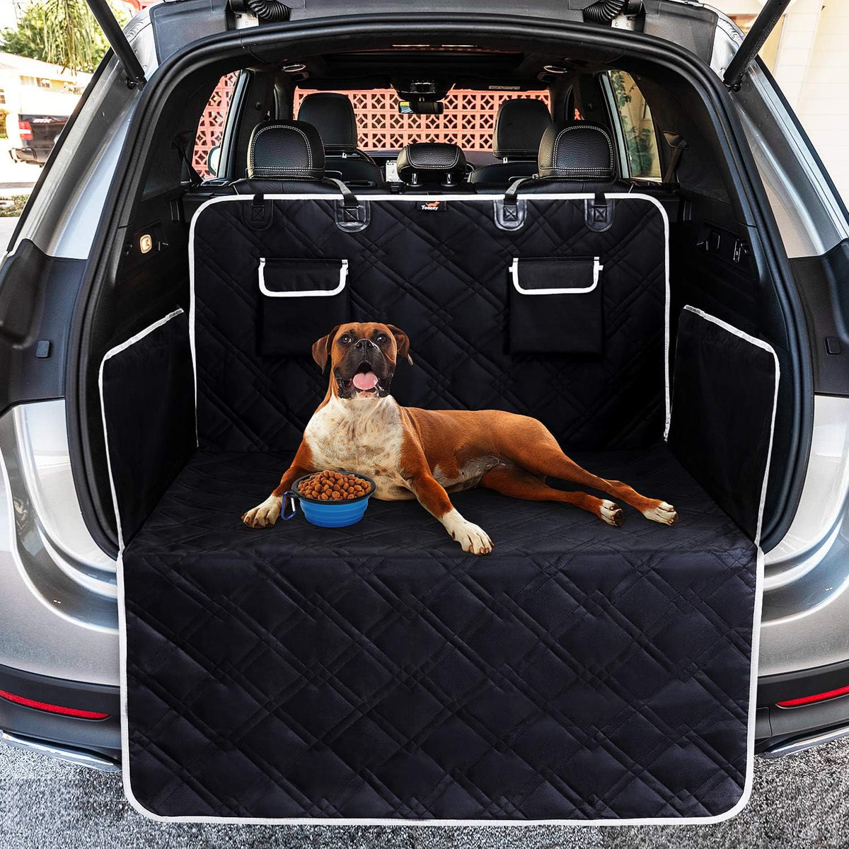 Waterproof Black SUV Cargo Liner with Side and Bumper Protector O437917