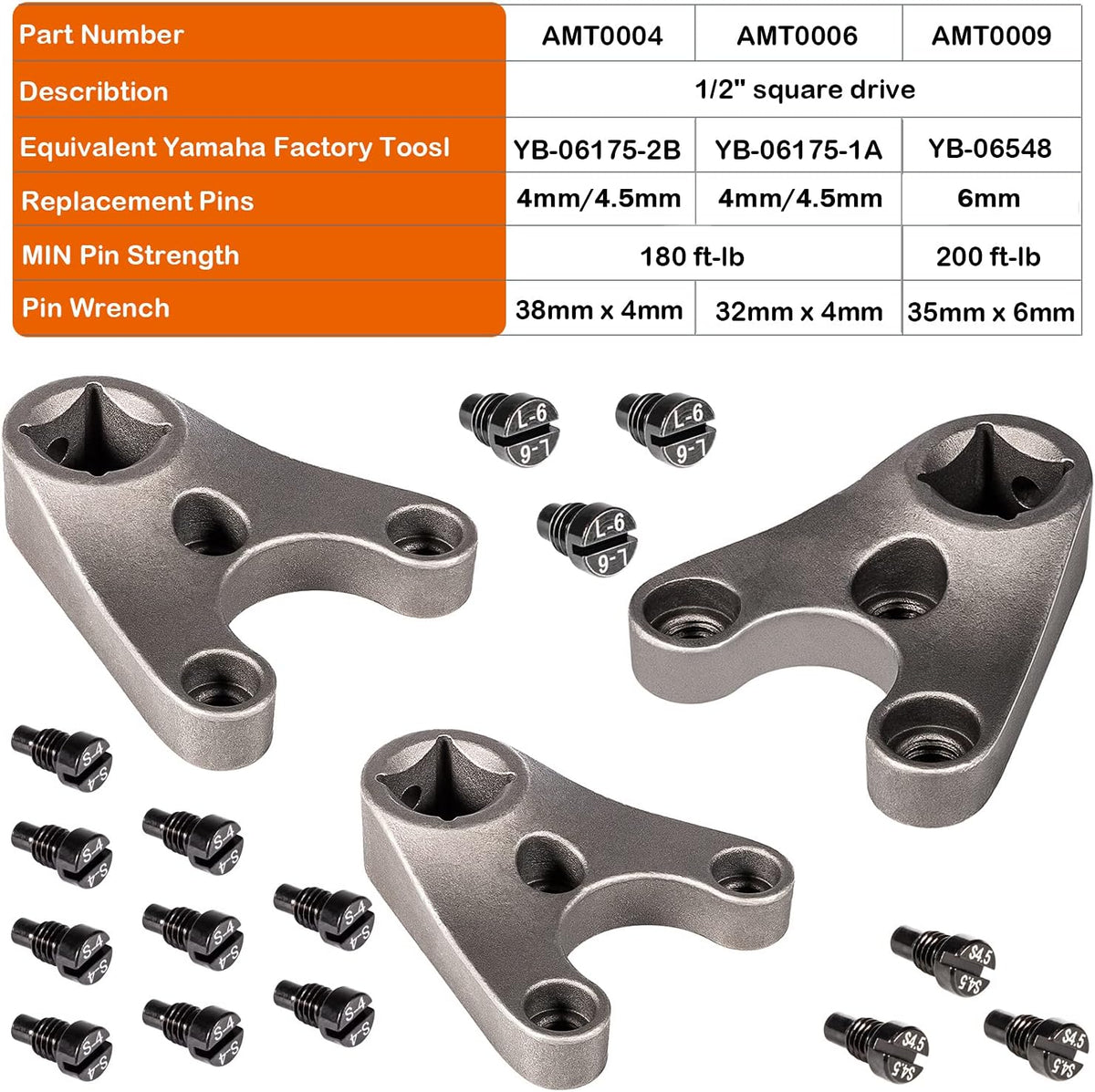 Trim/Tilt Pin Wrench Tools Set Pack of 2 J76148