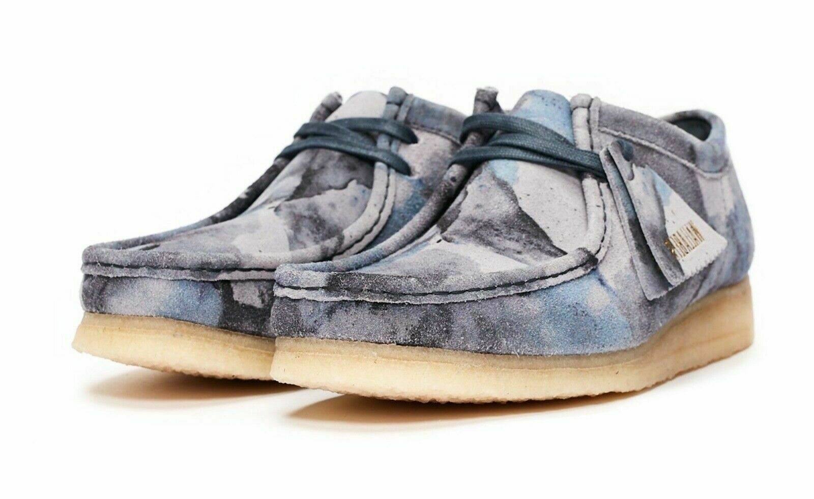 Blue Camo Wallabee Shoes I180473